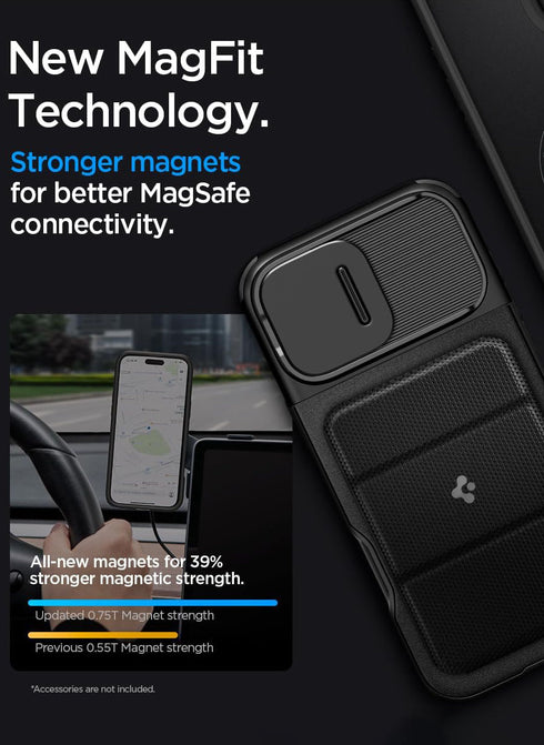 Spigen iPhone 16 Pro MAX Case Optik Armor MAGFIT